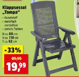 Thomas Philipps Klappsessel Tampa Angebot
