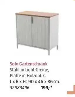 Bauhaus Solo Gartenschrank Angebot
