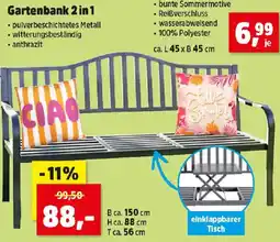 Thomas Philipps Gartenbank 2 in 1 Angebot