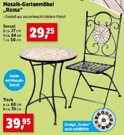 Thomas Philipps Mosaik-Gartenmöbel Roma Angebot