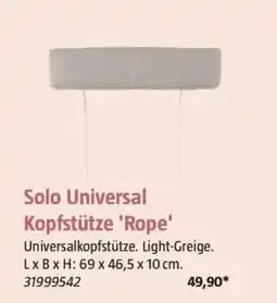 Bauhaus Solo Universal Kopfstütze Rope Angebot