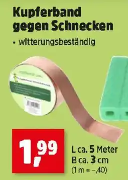 Thomas Philipps Kupferband gegen Schnecken Angebot