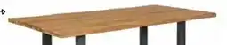 Bauhaus Teak Tischplatte Baumkante Angebot