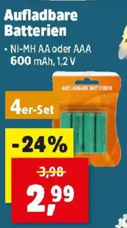 Thomas Philipps Aufladbare Batterien Angebot