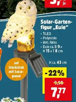 Thomas Philipps Solar Garten figur Eule Angebot