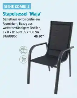Bauhaus SIEHE KOMBI 2 Stapelsessel 'Maja' Angebot