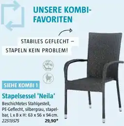 Bauhaus SIEHE KOMBI 1 Stapelsessel 'Neila' Angebot