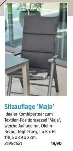 Bauhaus Sitzauflage 'Maja' Angebot