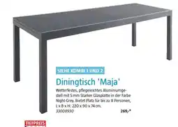 Bauhaus SIEHE KOMBI 1 UND 2 Diningtisch 'Maja' Angebot