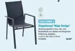 Bauhaus SIEHE KOMBI 2 Stapelsessel 'Maja Design' Angebot