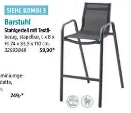Bauhaus SIEHE KOMBI 3 Barstuhl Angebot