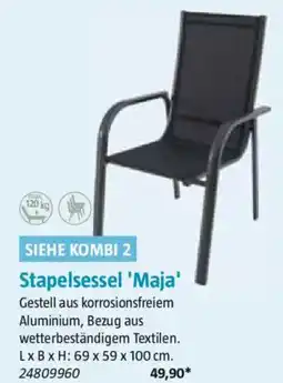 Bauhaus SIEHE KOMBI 2 Stapelsessel 'Maja' Angebot