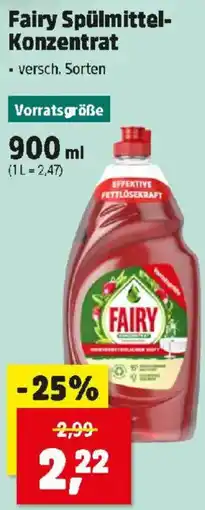 Thomas Philipps Fairy Spülmittel- Konzentrat Angebot