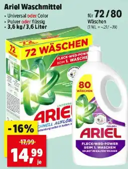 Thomas Philipps Ariel Waschmittel Angebot