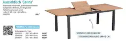 Bauhaus Ausziehtisch 'Carina' Angebot