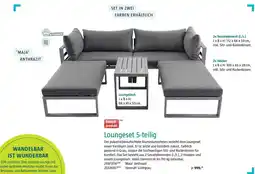 Bauhaus 'MAJA' ANTHRAZIT Loungeset 5-teilig Angebot