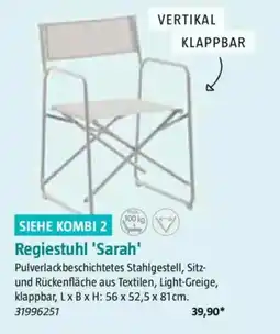 Bauhaus SIEHE KOMBI 2 Regiestuhl 'Sarah' Angebot