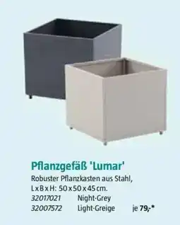 Bauhaus Pflanzgefäß 'Lumar' Angebot