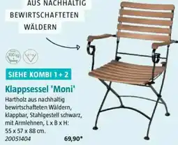 Bauhaus SIEHE KOMBI 1+2 Klappsessel 'Moni' Angebot