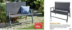Bauhaus Klappbank 'Maja' Angebot