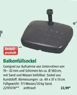 Bauhaus Balkonfüllsockel Angebot