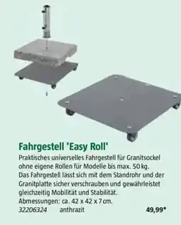 Bauhaus Fahrgestell 'Easy Roll' Angebot