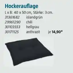 Bauhaus Hockerauflage Angebot