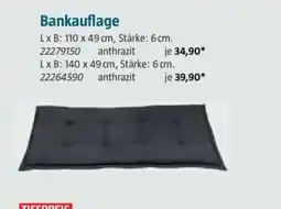 Bauhaus Bankauflage Angebot
