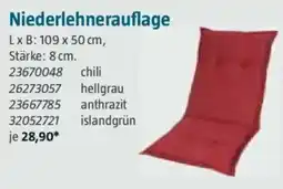 Bauhaus Niederlehnerauflage Angebot