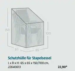 Bauhaus Schutzhülle für Stapelsessel Angebot