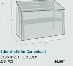 Bauhaus Schutzhülle für Gartenbank Angebot