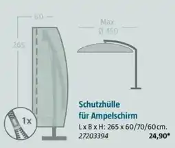 Bauhaus Schutzhülle für Ampelschirm Angebot