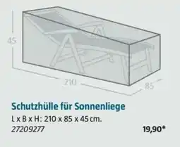 Bauhaus Schutzhülle für Sonnenliege Angebot