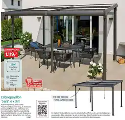 Bauhaus Cabriopavillon 'Sera' Angebot