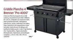 Bauhaus Griddle Plancha 4 Brenner 'Pro 4000' Angebot