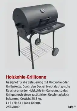 Bauhaus Holzkohle-Grilltonne Angebot
