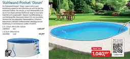 Bauhaus Stahlwand-Poolset 'Ocean' Angebot