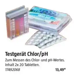 Bauhaus Testgerät Chlor/pH Angebot