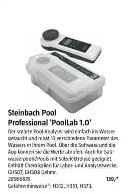 Bauhaus Steinbach Pool Professional 'PoolLab 1.0' Angebot