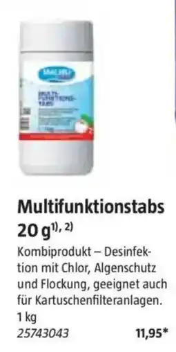 Bauhaus Multifunktionstabs 20 g¹), 2) Angebot