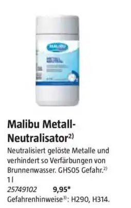 Bauhaus Malibu Metall- Neutralisator²) Angebot