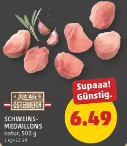 PENNY Schweins- medaillons natur Angebot