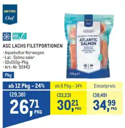Metro Asc lachs filetportionen Angebot