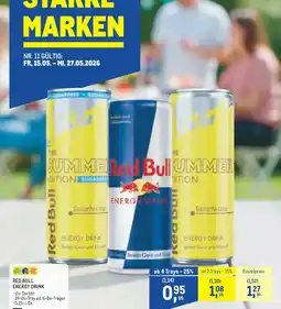 Metro Red bull energy drink Angebot