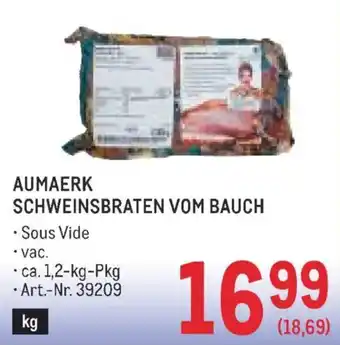 Metro Aumaerk schweinsbraten vom bauch Angebot