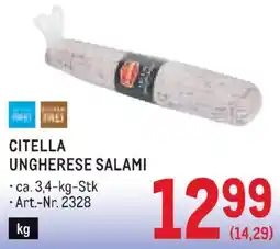 Metro Citella ungherese salami Angebot