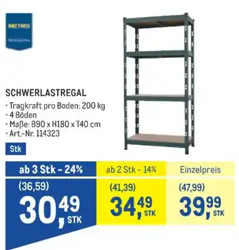 Schwerlastregal