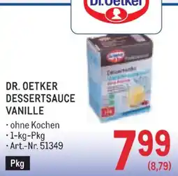 Metro Dr. oetker dessertsauce vanille Angebot