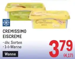 Metro Cremissimo eiscreme Angebot