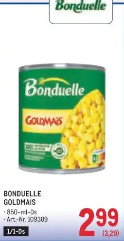 Metro Bonduelle goldmais Angebot